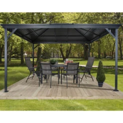 Tonnelle De Jardin Ventura 296x296cm En Aluminium Thermolaqué – SOJAG 11 Tonnelle De Jardin Ventura 296x296cm En Aluminium Thermolaqué – SOJAG -Boutique De Jardin tonnelle de jardin ventura 296x296cm en aluminium thermolaque sojag 3