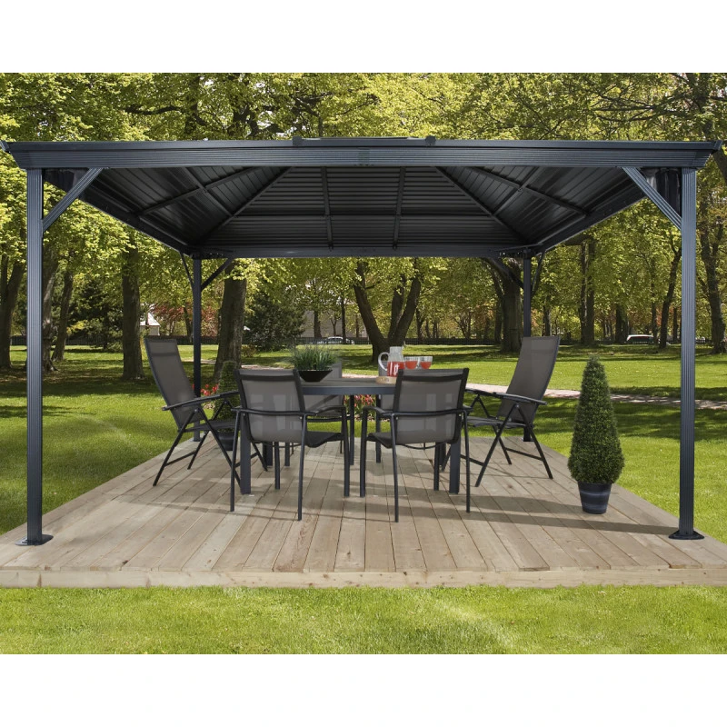 Tonnelle De Jardin Ventura 296x296cm En Aluminium Thermolaqué – SOJAG 6 Tonnelle De Jardin Ventura 296x296cm En Aluminium Thermolaqué – SOJAG – Image 4