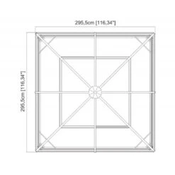 Tonnelle De Jardin Ventura 296x296cm En Aluminium Thermolaqué – SOJAG 12 Tonnelle De Jardin Ventura 296x296cm En Aluminium Thermolaqué – SOJAG -Boutique De Jardin tonnelle de jardin ventura 296x296cm en aluminium thermolaque sojag 4