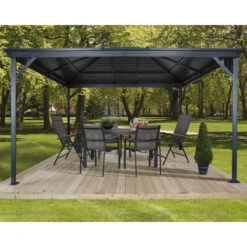 Tonnelle De Jardin Ventura 296x423cm En Aluminium Thermolaqué – SOJAG