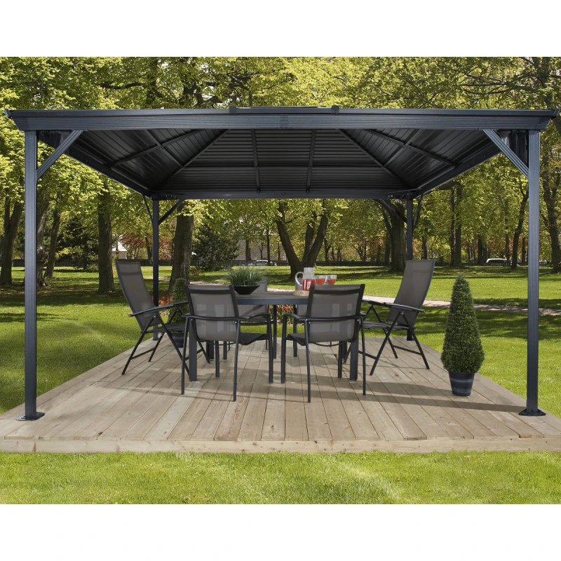 Tonnelle De Jardin Ventura 296x423cm En Aluminium Thermolaqué – SOJAG 3 Tonnelle De Jardin Ventura 296x423cm En Aluminium Thermolaqué – SOJAG