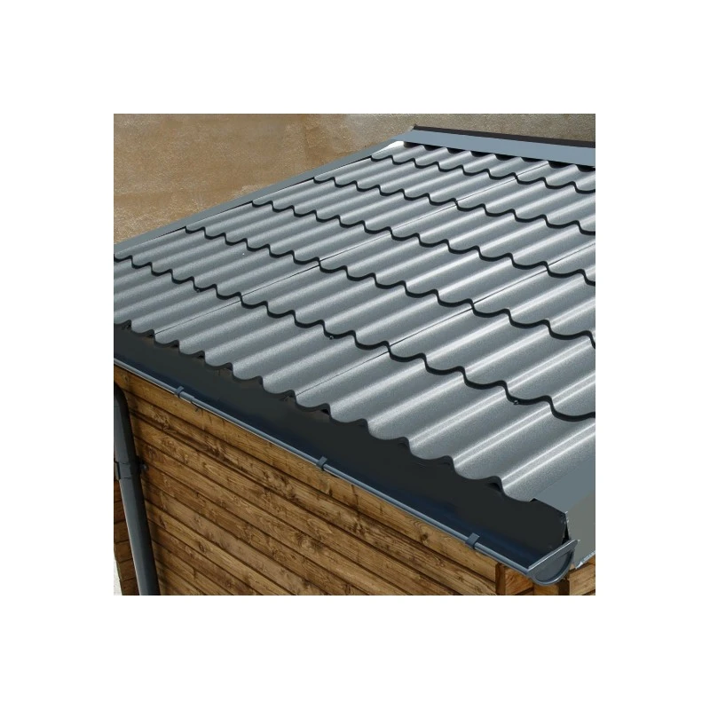 Tuiles Métalliques Anthracites - Pack Prêt à La Pose Pour Abri Gardy Shelter 12m² 3 Tuiles Métalliques Anthracites - Pack Prêt à La Pose Pour Abri Gardy Shelter 12m²