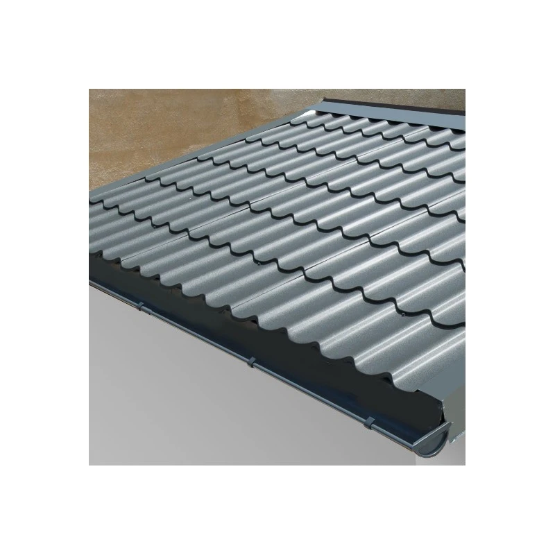 Tuiles Métalliques Anthracites - Pack Prêt à La Pose Pour Abri Woodlife Garden 9m²+9m² Terrasse 3 Tuiles Métalliques Anthracites - Pack Prêt à La Pose Pour Abri Woodlife Garden 9m²+9m² Terrasse