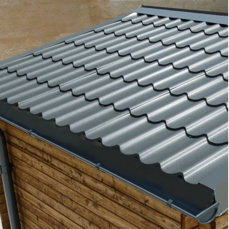 Tuiles Métalliques Anthracites - Pack Prêt à La Pose Pour Garage Gardy Shelter 3 Tuiles Métalliques Anthracites - Pack Prêt à La Pose Pour Garage Gardy Shelter